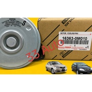 RADIATOR AIRCOND COOLING FAN MOTOR FOR TOYOTA VIOS NCP42 ( 1.5L ) , ALTIS ZZE121 / ZZE122 ( 1.6L / 1