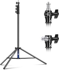 NEEWER 9.8ft/3m Air Cushioned Light Stand, Heavy Duty All Metal Photography Tripod Stand with 1/4” t