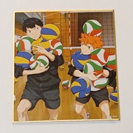 日版全新！ 排球少年 烏野高校 日向翔陽 影山飛雄 執排球 色紙