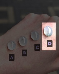 冰種 天然翡翠 緬甸翡翠A玉 玉鐲 • 玻璃種白剛飄花翡翠蛋面裸石