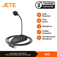 JETE M5 Microphone USB - Mic External for PC Zoom Online Meeting
