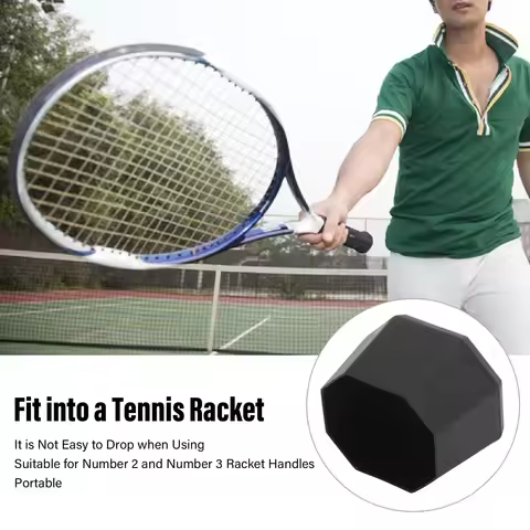 Tennis Racket Butt Tennis Tennis Racket Silicone End Cover for Racquetball Racket Black Tennis Racke