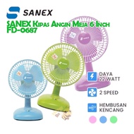 Desk Fan 6 inch 22 W Square Legs FD0687