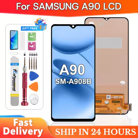 TFT LCD For SAMSUNG A90 5G LCD SM-A908B SM-A908N Display Touch Screen Digitizer Assembly For Samsung