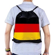 Germany Flag Drawstring Backpack Premium