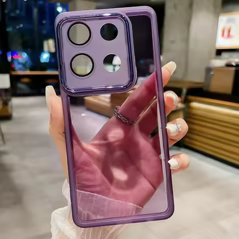 Transparent Soft Case For Xiaomi Poco M6 F6 Pro 14T C75 X7 M7 F7 15 17 Ultra 13X Redmi 14C A5 Note 1