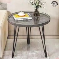 [SG Seller]coffee table Home Table Edge Several Round Small End Table small round table Shelf Balcon