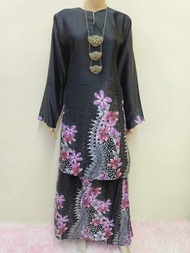 Baju Kurung Pahang Batik Rossa (KPB23113) Royal Silk BBSjb