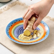 New Ceramic Grater Plate Household Ceramic Kitchenware Cheese Grater Chocolate Grinder Plate for Dai