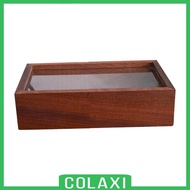 [Colaxi] Shadow Box Photo Frame Table Top Bedroom Decoration Restaurant Transparent Panel Decorative Wood Bar Frame