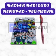 [Gift Hari Guru] MemoPad Happy Teacher's Day | Memopad Hari Guru | Hadiah Hari Guru Perempuan Lelaki