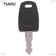 YANAO 1ชิ้น TSA002 007กุญแจสำหรับกระเป๋าเดินทางกุญแจล็อค TSA