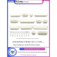 XH2.54MM Connector Connector Plug Straight Pin Socket Connector Terminal Plug-In Curved Pin 2p/3/4/2