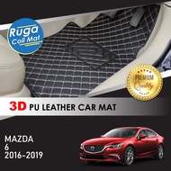 MAZDA 6 ( 2016 - 2019 ) 3D PU Leather Car Carpet Karpet Kereta Kulit PU 3D Car Mat Alas Kaki Kereta