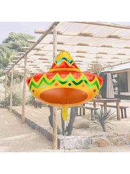 1入組墨西哥帽和氣球裝飾,適用於婚禮、生日、墨西哥派對主題裝飾