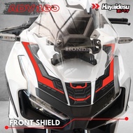 กันรอย คิ้วไฟหน้า V2 Hayaidesu ADV160 กันรอยหลังชิว ซิลิโคนยาง ADV 160