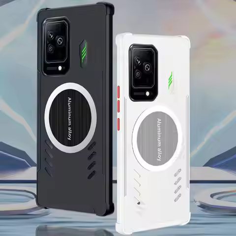 Funda For Xiaomi Black Shark 5 Pro For Magsafe Magnetic Case For Black Shark 5 Heat Dissipation Cool
