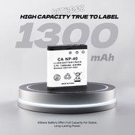 【For KF-4 Camera】KiTBEEZ NP-40 Li-ion Battery 3.7V 1300mAh 4.81Wh for Camera