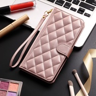 12T Pro Case on For Xiaomi 12T Pro Cover Luxury Diamond Lattice Wallet Phone Case for Xiaomi Mi12T 11T Pro Leather Cover Coque