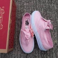 SEPATU VANS AUTHENTIC KNOTTED PINK WHITE ORINAL PREMIUM-WOMEN SHOES