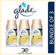 [BUNDLE OF 3] GLADE Automatic Spray Lemon Refill Air Freshener 225ml