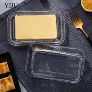 [YIJU] Butter Dish with Lid Glass Storage Container Butter Container for Countertop