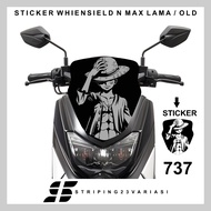 Windshield sticker - old n max visor - old cool motif latest 737 - 744