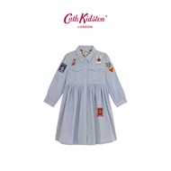 Cath Kidston Keep Kind Patches Ruby Cord Shirt Dress