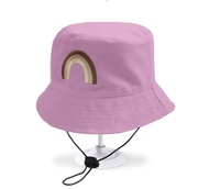 TOPI BUCKET ANAK LUCU BORDIR NAMA DAN  PELANGI BUCKET TALI BAYI PAKE NAMA TOPI RIMBA ANAK LUCU MURAH