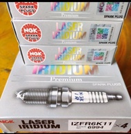 NGK Laser Iridium Spark Plugs IZFR6K11 6994 - Premium Ignition Parts for Honda Civic FD 2.0 CRV Stre