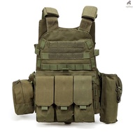 Quick Release Tactical Vest  Airsoft Combat Molle Plate Carrier Vest