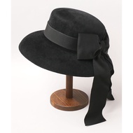 Japan Japan CAM60074 Rear Bow Ribbon Top Hat Rabbit Fur Umbrella Hat CA4LA Autumn Winter High Fix