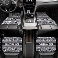 Dio R Car 4-Piece Floor Mats Set, Universal Complete Set, Weatherproof Floor Mats, Fits Most Cars, SUVs, Truck13364