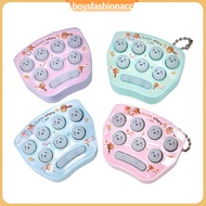 BF  Game Console Mini Size Fall Resistant Plastic Game Machine Key Chain for Decoration