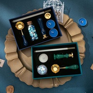 European Retro Lacquer Seal Envelope Sealing Wax Stamp Mother's Day Gift Box Set Lacquer Wax Pellets