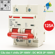 Cầu dao 1 chiều - DC CB 16A/20A/25A/32A/40A/50A/63A/125A DC1000V 2P - Aptomat 1 chiều Bộ ngắt mạch 1