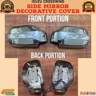 DECORATIVE SIDE MIRROR COVER WITH LED FOR ISUZU CROSSWIND and Sportivo All Model for Side Mirrors WI