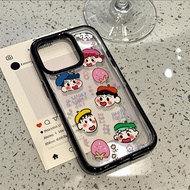 Casing iPhone 11 12 13 14 15 16 17 Pro Max Cartoon crayon shin-shin Case For iPhone 13PM,16PM,15PM,1