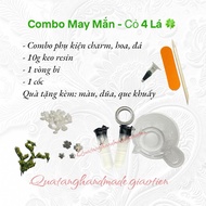 Keyrambit Keychain Combo – Lucky 4-Leaf Clover