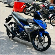 COVER SET Y15ZR V1 V2 BIRU SILVER 1ST EDITION BIRU PURBA COVERSET BODYSET Y15ZR Y15 YSUKU VELOZI SIA
