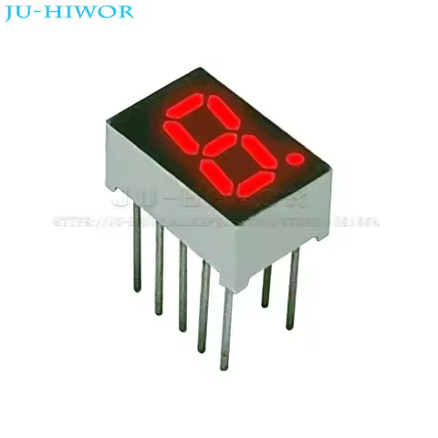 10pcs 0.32 Inch 10Pins 3112AS 3112BS 1 Bit Digit 7 Segment Red LED Digital Display Digitron Common A