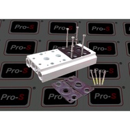 Pro-S Pneumatic Solenoid Valve Manifold Base For 4V210-08,4V220-08, 4V230-08 Common Air Exhaust Plat