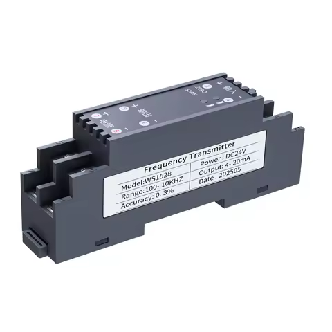 Frequency Transmitter 0-100Khz 100-10Khz Sine Wave Square Wave Frequency Signal Converter 4-20mA 0-1