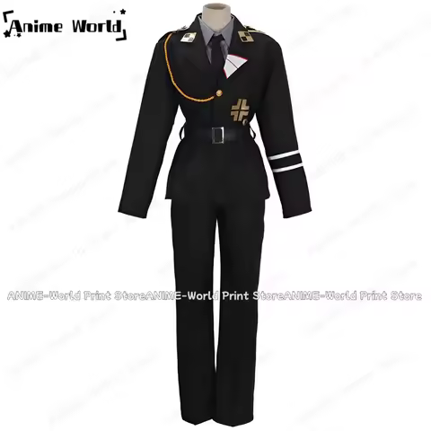 《Custom Size》Anime Axis Powers Hetalia APH Prussia Cospaly Army Costume Christmas Party Halloween Un