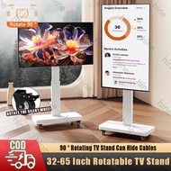 360 Rotation TV Stand 32-90 Inch Movable TV Rack Stand Universal TV Bracket Base With Wheels