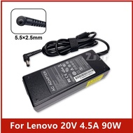20V4.5A 90W 5.5*2.5mm Laptop Adapter Power Compatible with Lenovo Y400 Y450 Y460 Y470 Y410 E49 E47 Z