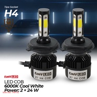 X7 Car Headlights LED COB Headlight H4 Cool White 2 PCS - 75818-4CN [Rai Moto Wheel]