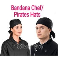 Bandana Chef hats Pirates Professional Cap kitchen hat topi