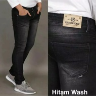 FIFTEEN DENIM MEN'S LONG JEANS SLIM FIT DENIM STRETCH