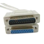 3 meter MF SERIAL PARALLEL CABLE LPT DB25 DB-25 iee 1284 Male Female Printer